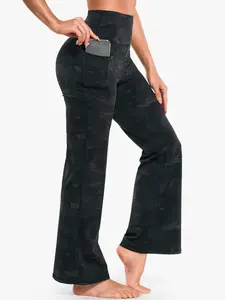 Women's Shaping Yoga Pants, High Waist, Four-Way Stretch Knit Fabric, Seamless Design, Side Pockets, Perfect Fit, Comfortable Wear, High Waisted Leggings