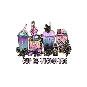 T&S Apparel Cup of Fuckoffee Tee - Fine Jersey Heather