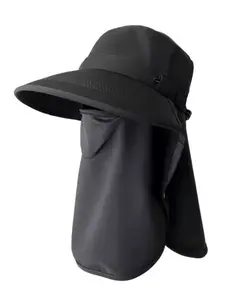 An all-round sunscreen cap, breathable face mask, integrated neck protection, sun hat, UV protection, outdoor sun hat for women's summer, Sunhat