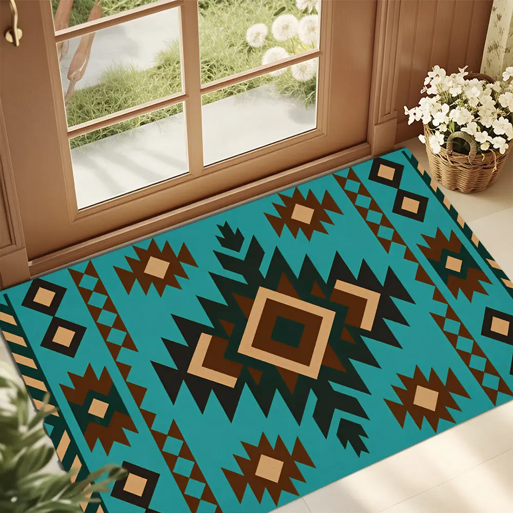 Fun Welcome Mat – A PVC entryway mat that is easy to clean and suitable for both indoor and outdoor use; ideal for entryways, living rooms, dining rooms, bedrooms, kitchens, porches, and patios.