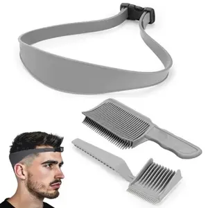 Stcyutdaa Men's Dyeing Comb Set, Professional Hairdressing Combs, Perfect Tool for Home or Salon, Precision Cutting, Flat Top Push Comb