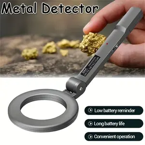High-Accuracy Handheld Folding Metal Detector - 1set Mini Metal Finder Metal Scanner