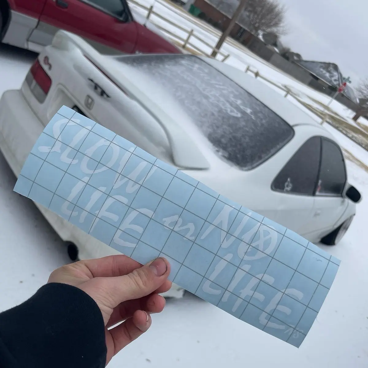 Low life / slow life decal Low life / slow life decal