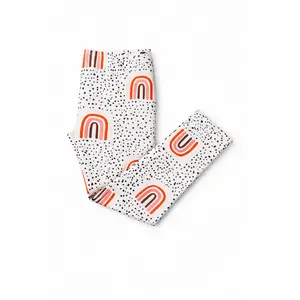 Peach Rainbow Leggings