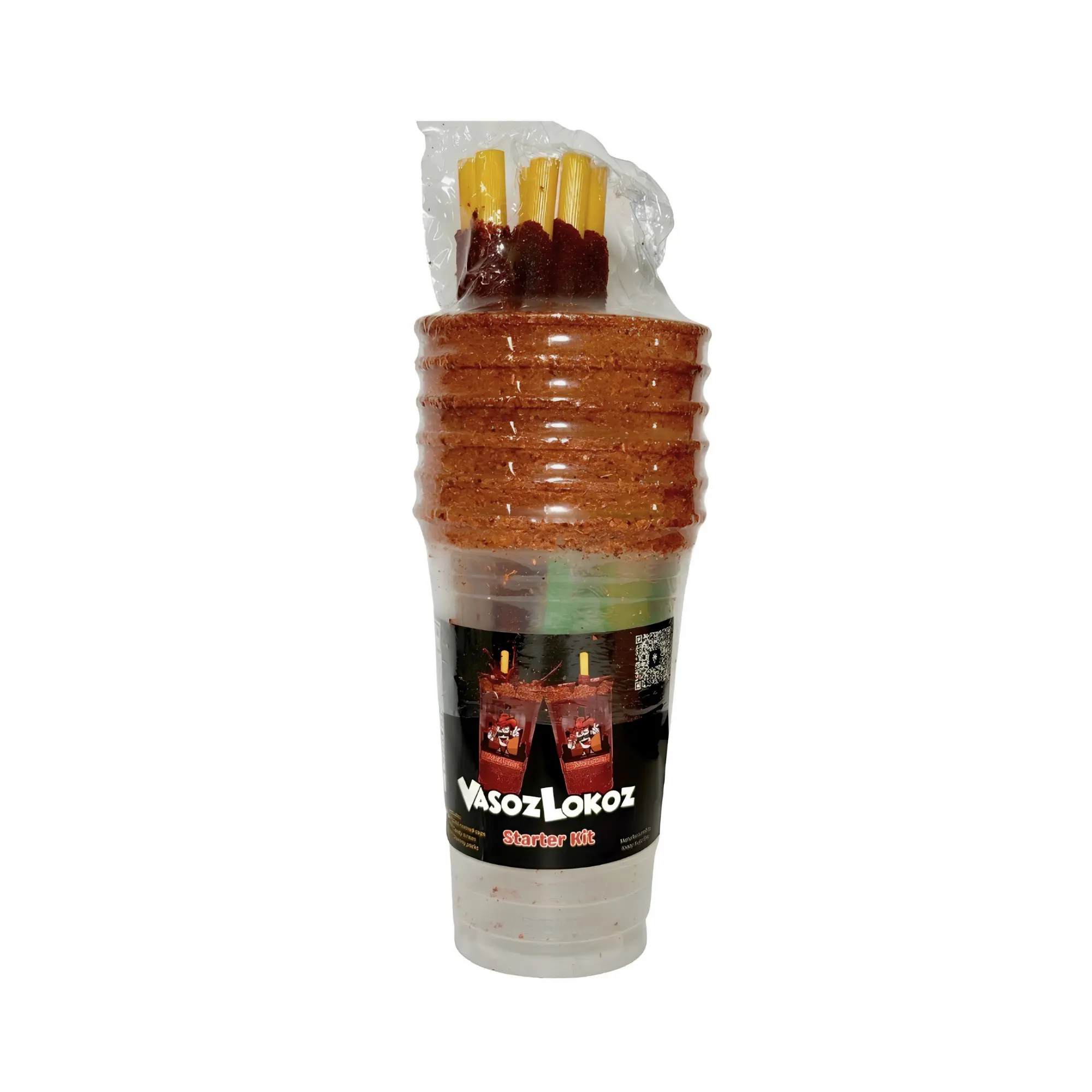 Michelada Cups - 24oz Pre-Rimmed Chili Cups (6 pack)