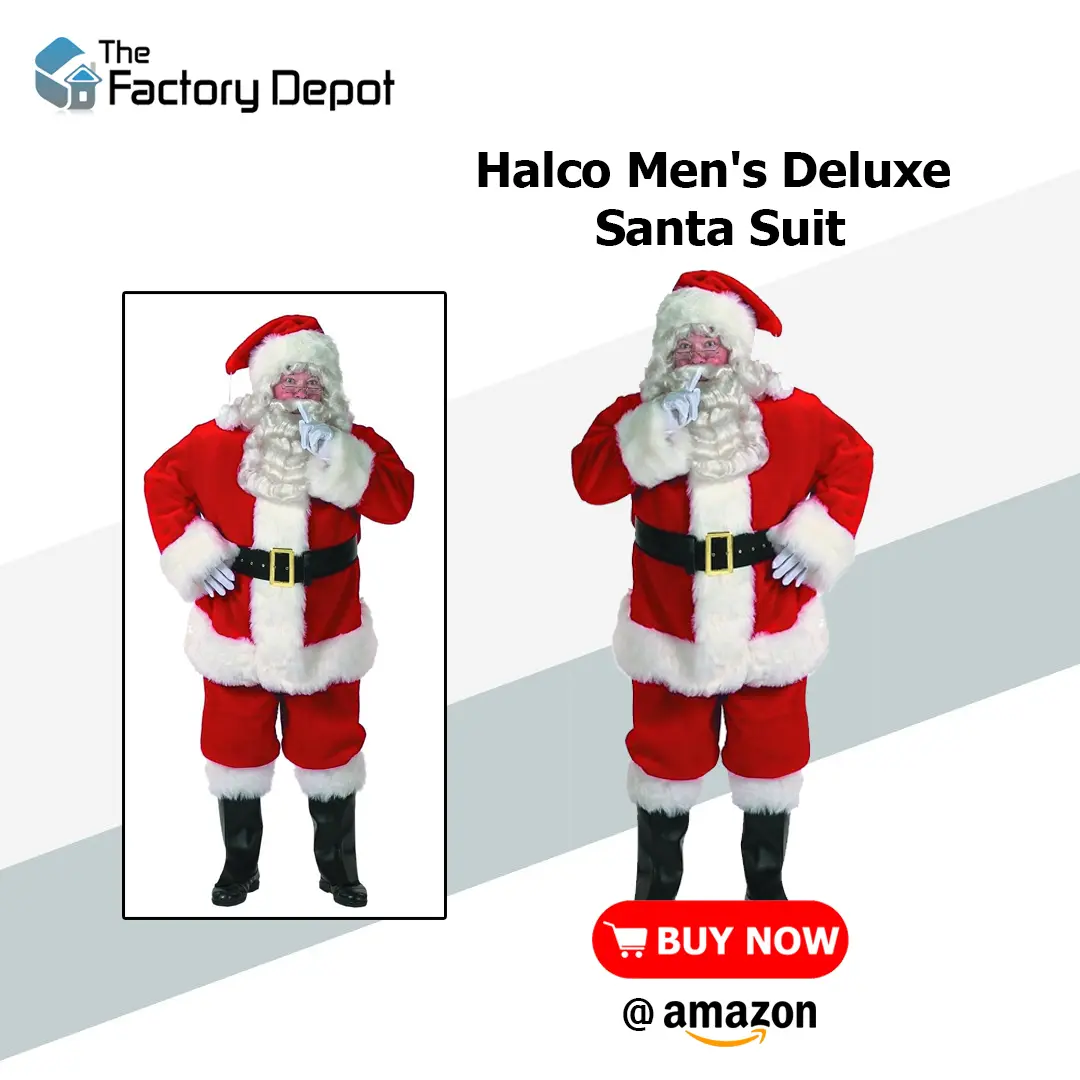 Halco Men's Deluxe Santa Suit