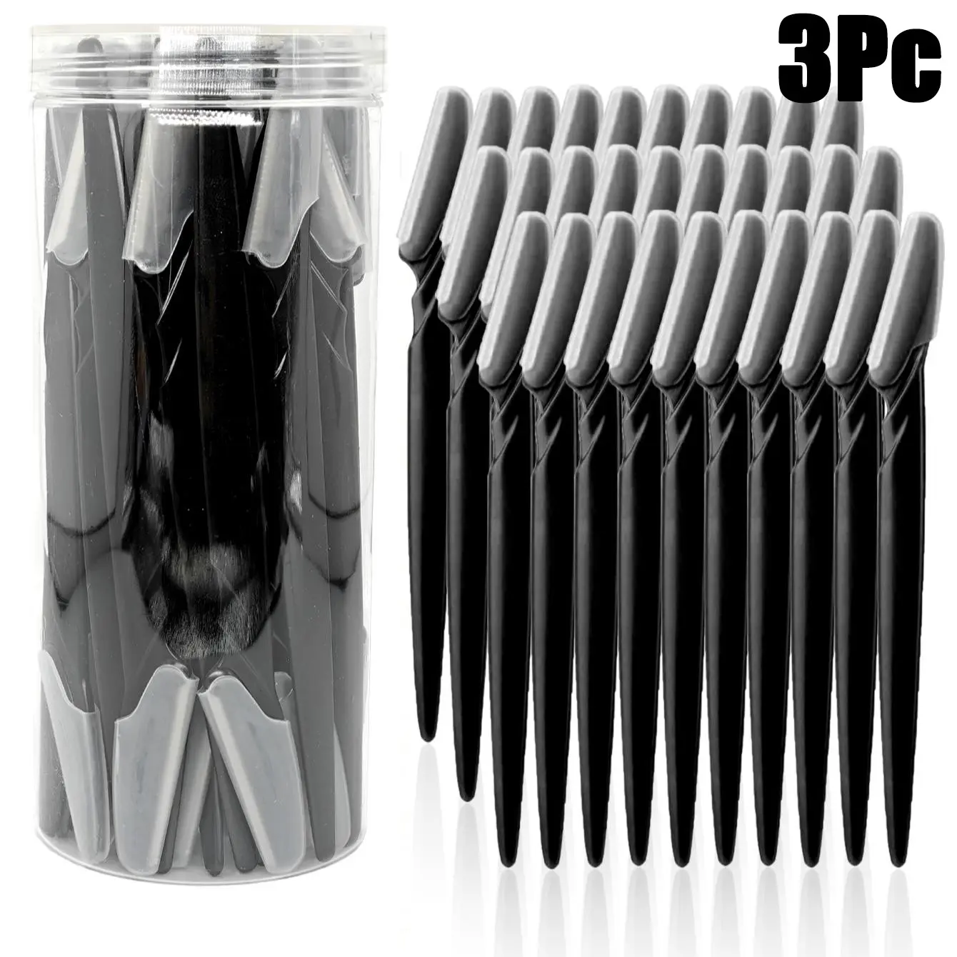 5-30pcs Dermaplaning Tools, Dermaplane Razor for Women's Face, Multipurpose Eyebrow Razor & Face Shaver with Precision Covers, Travel-Friendly Makeup Accessory for Vanity and Bedroom, Makeup Accessories, Eyebrow Razor, Facial Tool Set