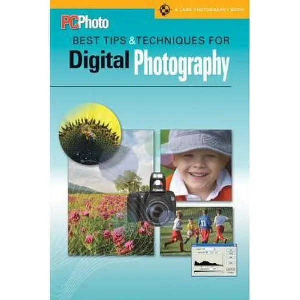 Used Paperback Book - PC Photo: Tutorial for Beginners with Best Digital Tips, Color Correction Guidance & Digital Dos and Don'ts by Lark Books (English)