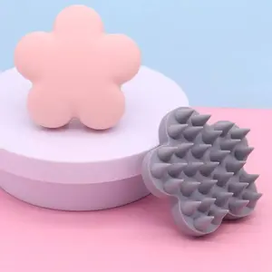 Silicone Pet Bath Brush Cleaning Tool, Dog & Cat Massage Grooming Brush, Soft Bristles for Effective Washing, Essential Pet Care Accessory, Grooming Supplies