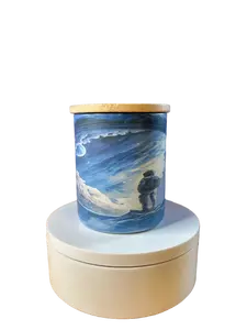 Space Walk 6 0z Decorative Scented Soy Wax Sublimation Candle