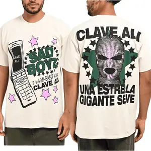 Vintage Sad Boyz Clave Ali T Shirt, Junior H 2024 World Tour Fan Merch