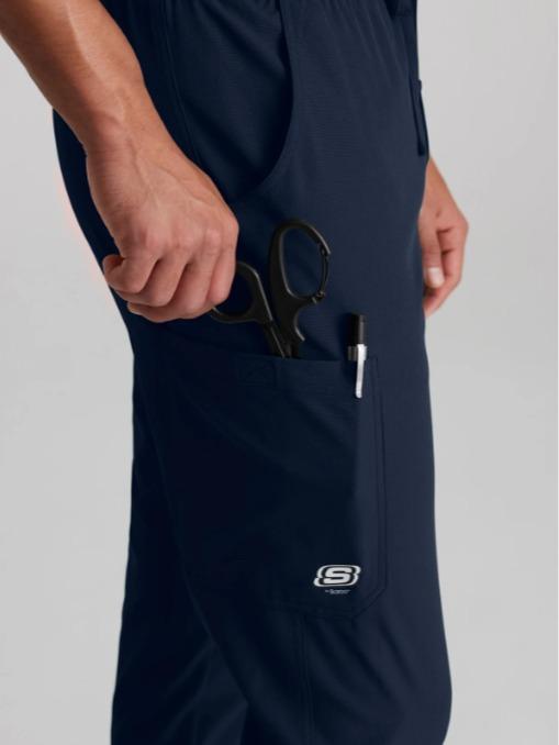 Barco Structure Men's 3-Pocket STRETCH Cargo Jogger Scrub Pants