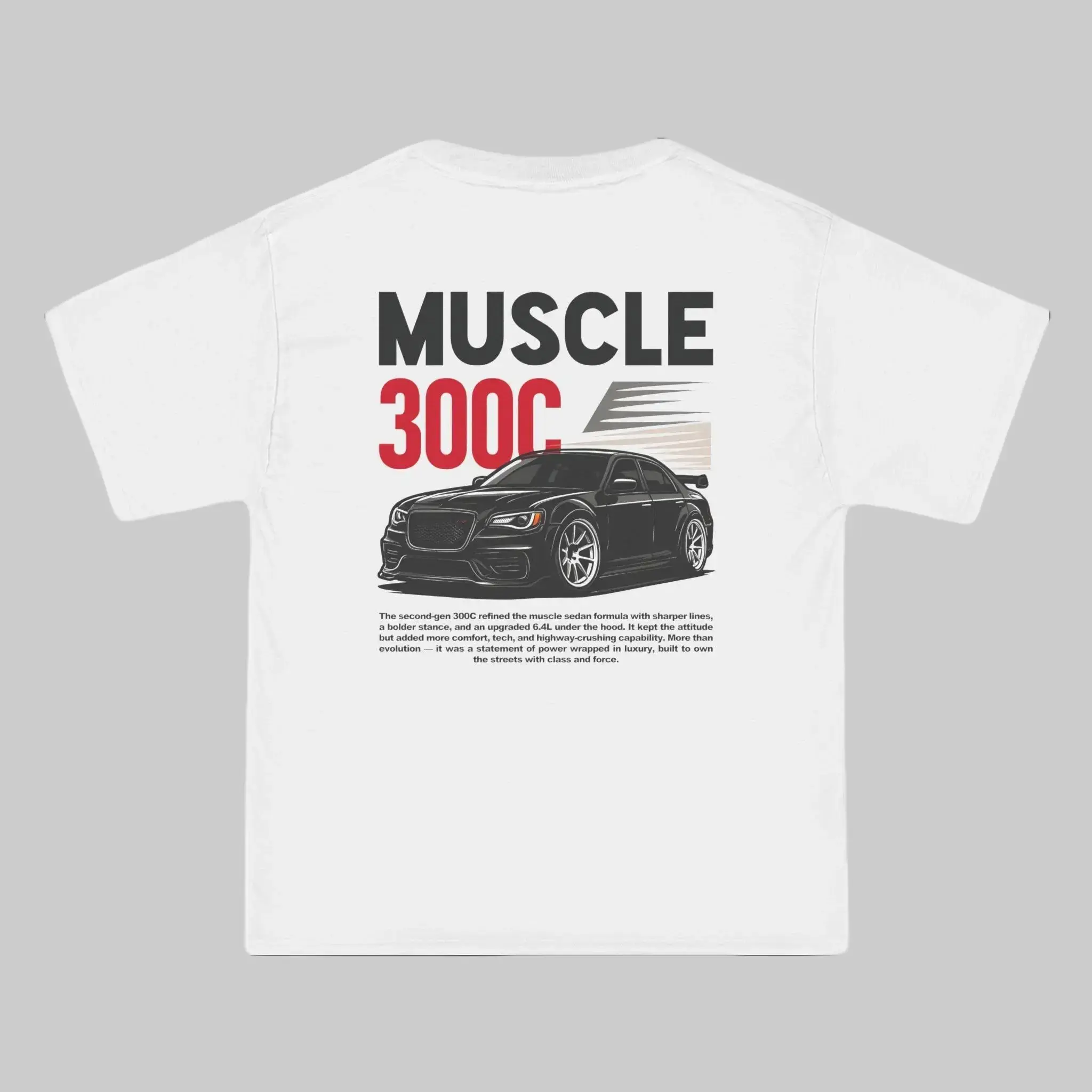 Chrysler 300C Muscle Sedan Graphic T-Shirt Hoodie Sweatshirt 2 Sided – Car Enthusiast Tee