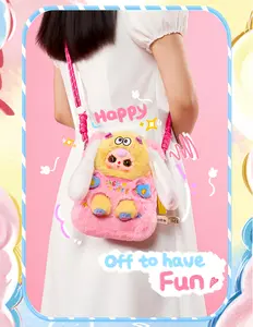 BabyThree Kawaii On-the-Go Plush Phone Bag - Blind Box，Bunny Plush Dolls，Soft Furry Collectibles，Backpack or clothing decoration，Stuffed Animal