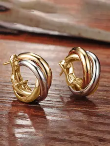 Vintage Hoop Earrings, Fashionable Jewelry for Women for Party, Daily Clothing Decor, Trendy All-match & Exquisite Jewelry for Birthday Gift