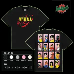 Invincible - Mark Grayson v2 Story T-shirt, Variants Shirt Invincible Ss4, Mark Grayson Invincible Hoodie Sweatshirt, Men Shirt Cotton Fabric lover graphic tee streetwear