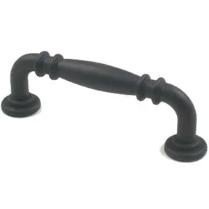 Rusticware  Oil Rubbed Bronze 4 In. On Center Double Knuckle Pull