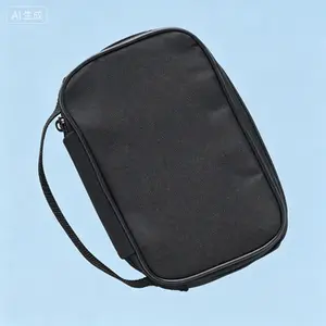 Soft Carrying Case for Electronics Durable Polyester Protective Sleeve Portable Storage Pouch with Padded Interior Secure Fit for Tools and Meters Reusable Water-Resistant Design