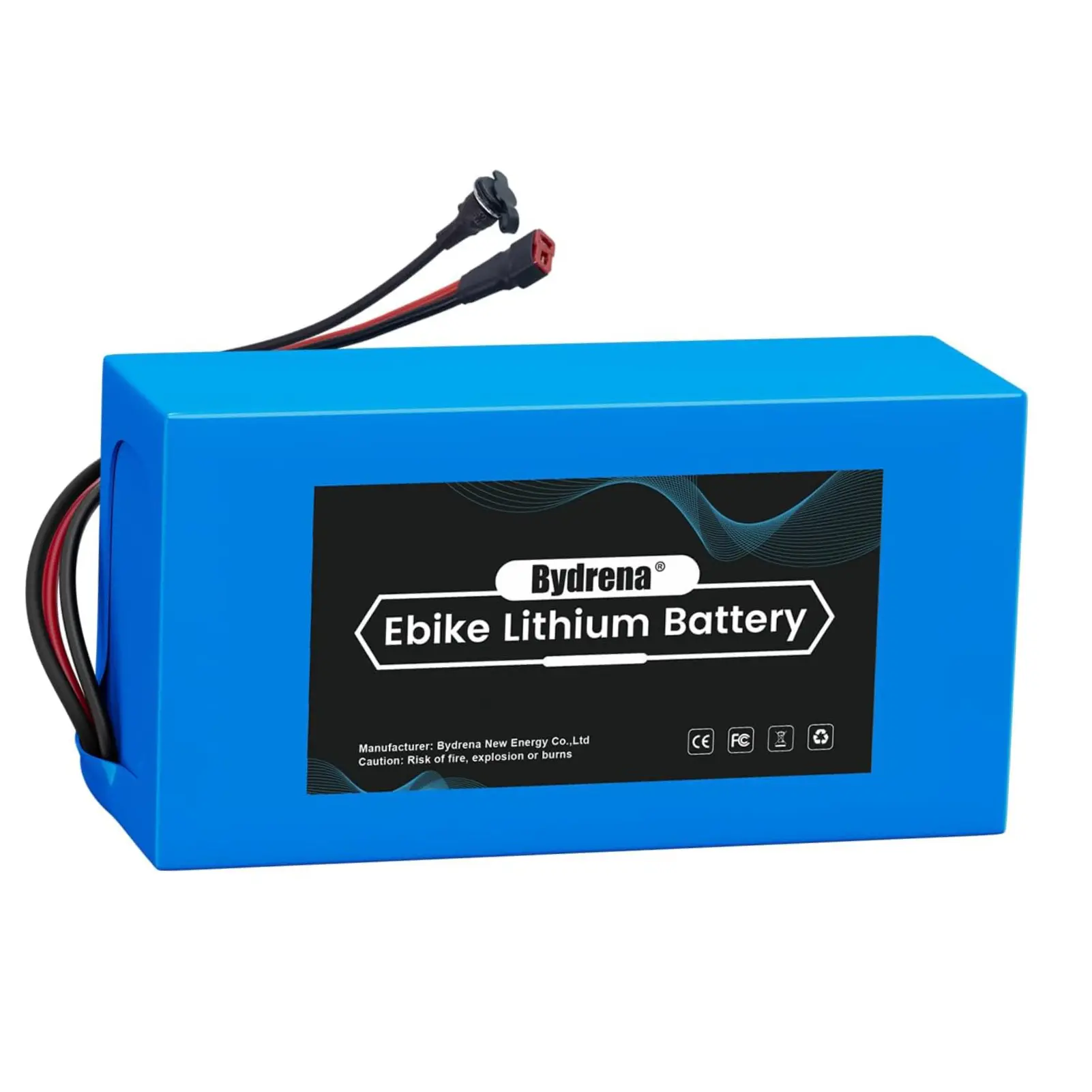 Bydrena 36V 14AH 504Wh Rechargeable Lithium Battery with 30A BMS Protection, 1500+ Cycles, T-Plug for Ebikes, Electric Scooters, DIY Projects Universal Power Pack