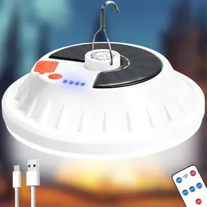 Solar Camping Light with Remote 6000LM, Rechargeable Hanging Light Portable LED for Home, Tent Canopy Lights Solar Camping Lanterns for Power Outages, , Hurricane