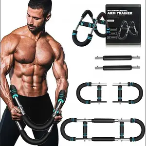 Portable Detachable Fitness Machine for Home & Gym, Resistance Twister Arm Exerciser for Men & Women, Upper Body Muscle Builder, Chest Shoulder Arm Intensive Workout Equipment
