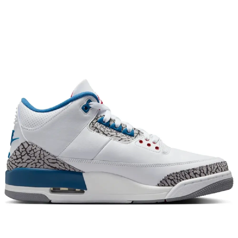 Men's Jordan 3 Retro OG "True Blue" White/Fire Red-True Blue (IF4396 104)