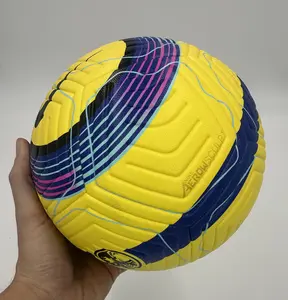 Size 5 Professional Leather Soccer Ball Glow in the Dark Classic by Prime Quality Wellnesss