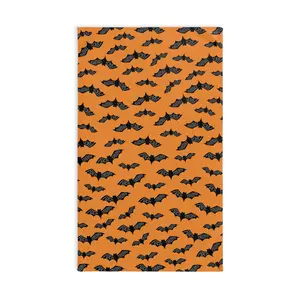 Subtle F*ck Trump Halloween Bats Hand Towel, Spooky Home Decor, FDT Halloween Kitchen Towel, Sarcastic Liberal Host Gift, Fall Autumn Decor