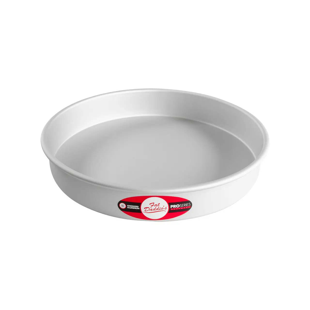 Fat Daddio's PRD-122 Anodized Aluminum Round Cake Pan, 12 x 2 inch