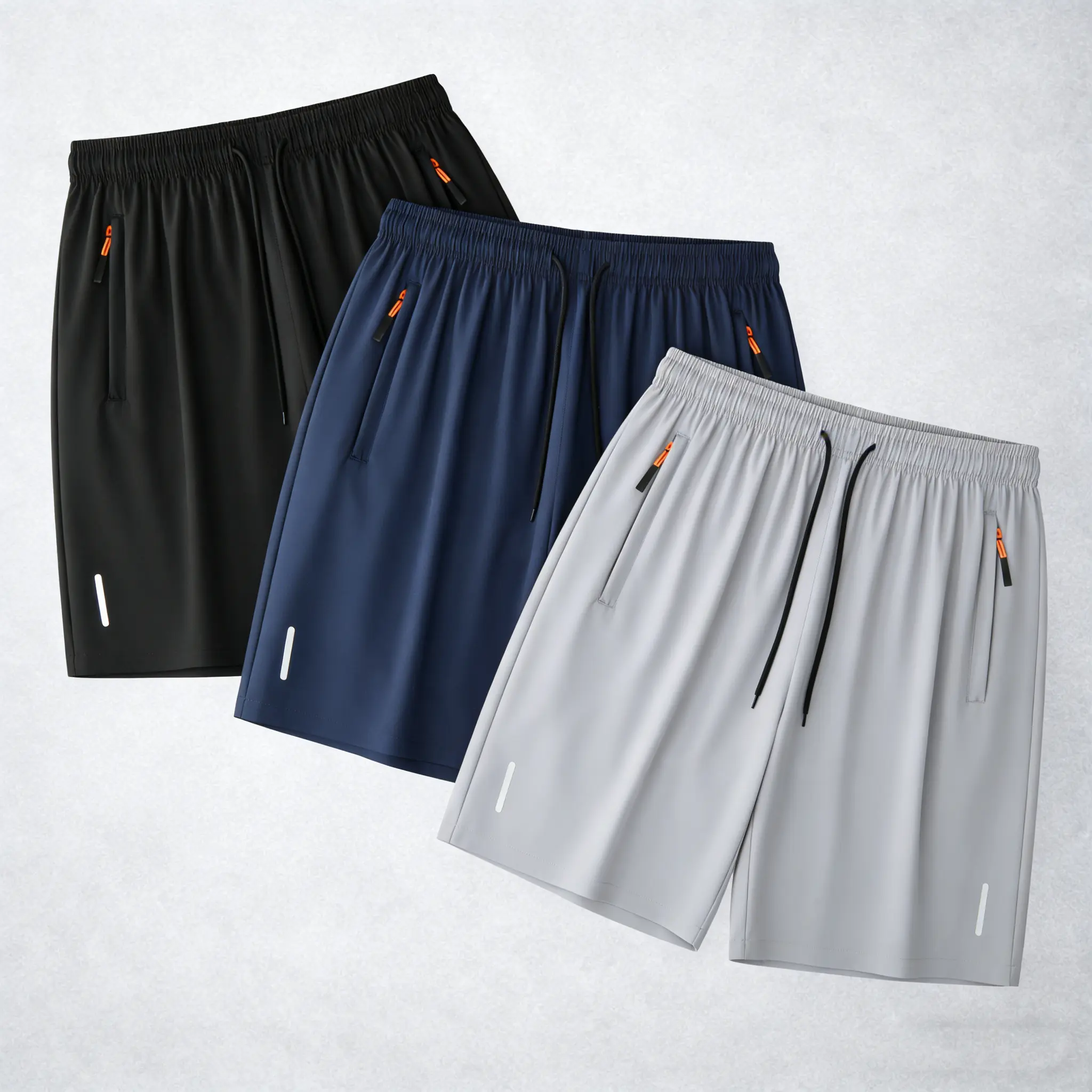 Black + Dark Blue + Light Gray