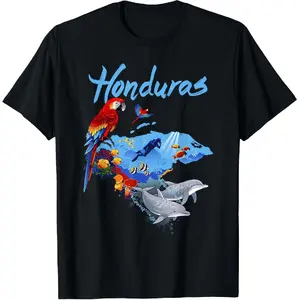 100% cotton Honduras map T-Shirt