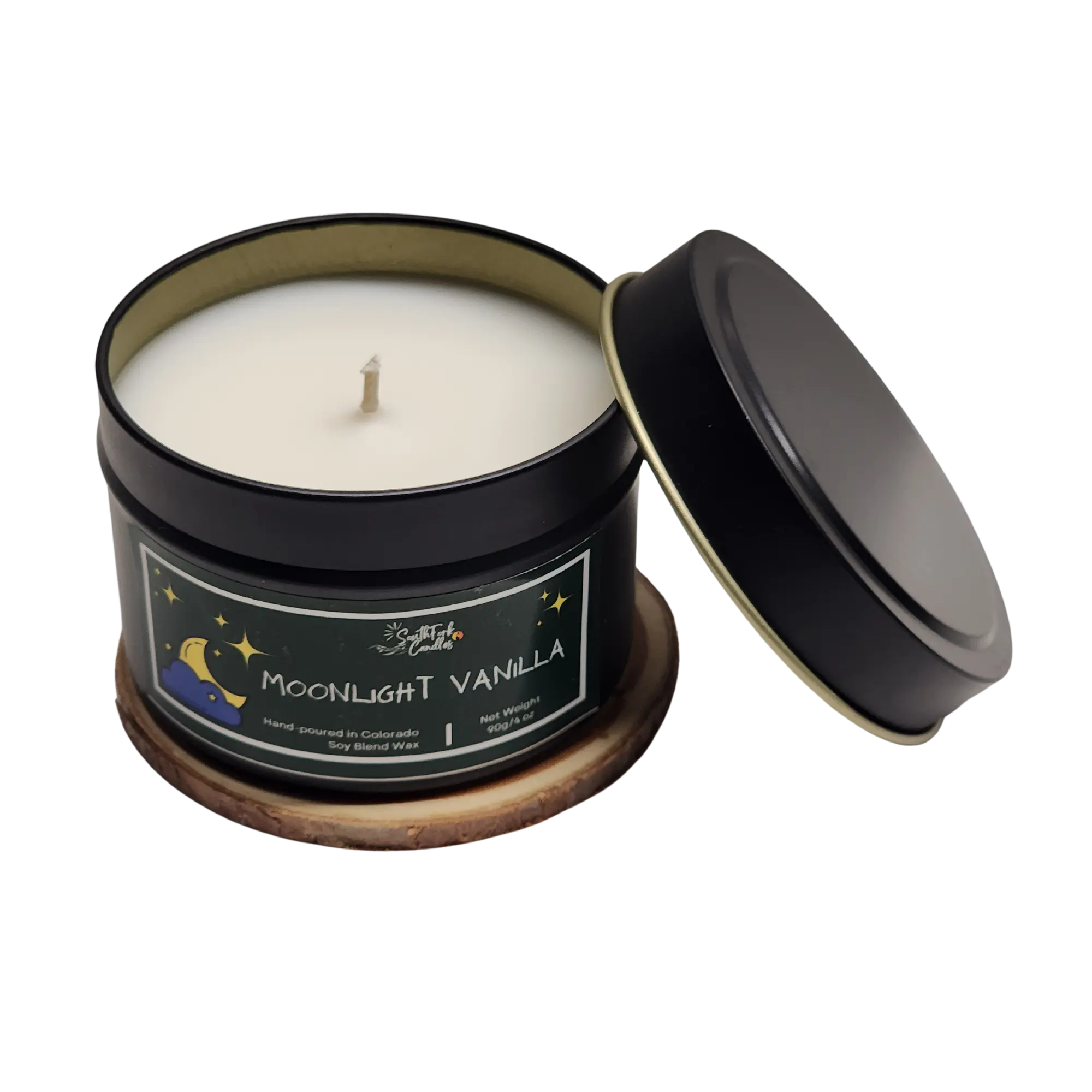 Moonlight Vanilla - Midnight Vanilla Scented Candle Moonlight Vanilla - Midnight Vanilla Scented Candle