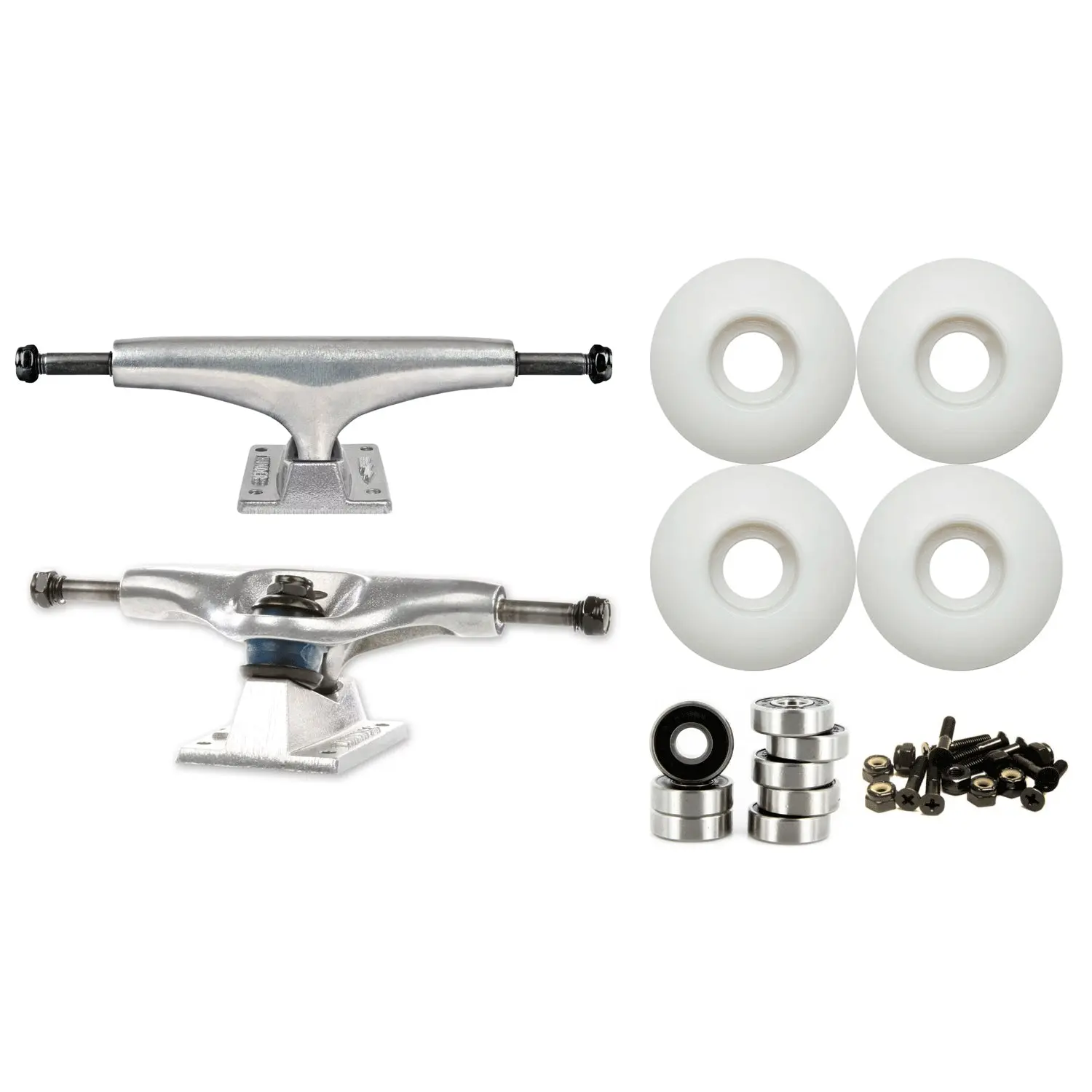 Thunder 145 (7.62") Skateboard Trucks 52mm Wheels and Bearings Combo package