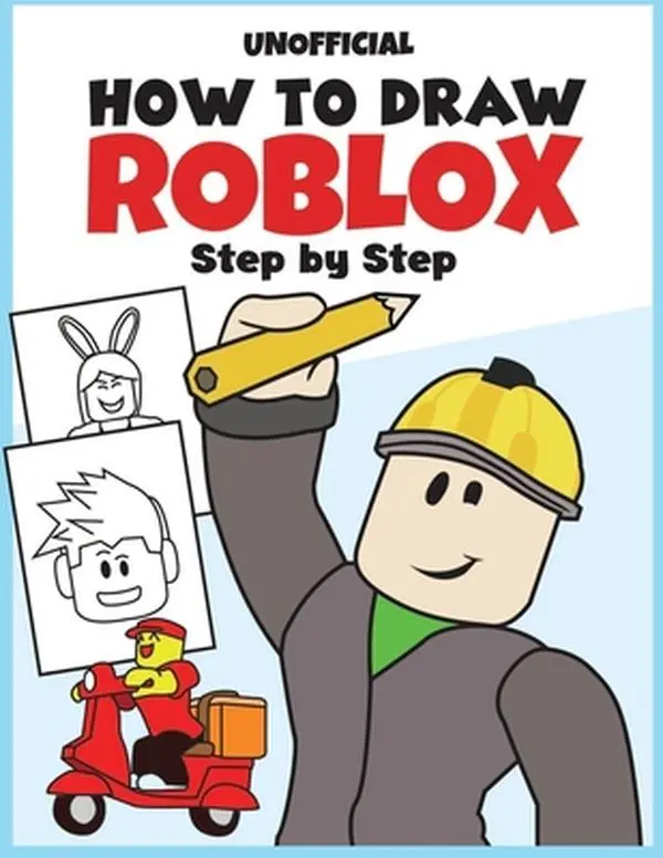 USED Book - How to draw Roblox: Step by step (Unofficial) by Publishing, Happyfun (Paperback) - english