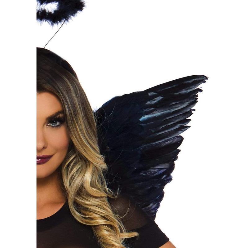 Feather Angel Wings & Halo Accessory Kit