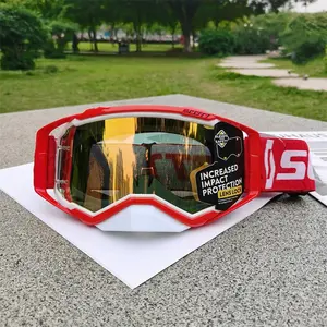 Harley Sports Goggles for Motorcycle Dust-proof Snow Skiing Cycling Wind-resistant with NAFELE BORN FOR SPEED Strap & Ergonomic Design for Racing Cruising and Skiing