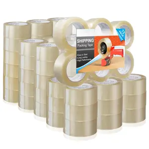 Carton Packing Tape 1.8 mil 330  (110 Yards) - Clear - 2 Cases (72 Rolls )