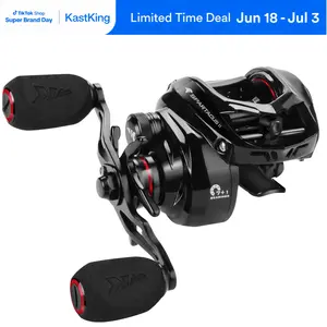 【Summer Wins】KastKing Spartacus II | Reel Only or Fishing Combo | 6oz Ultralight Baitcaster, 17.6LB Carbon Fiber Drag, 7.2:1 Gear Ratio