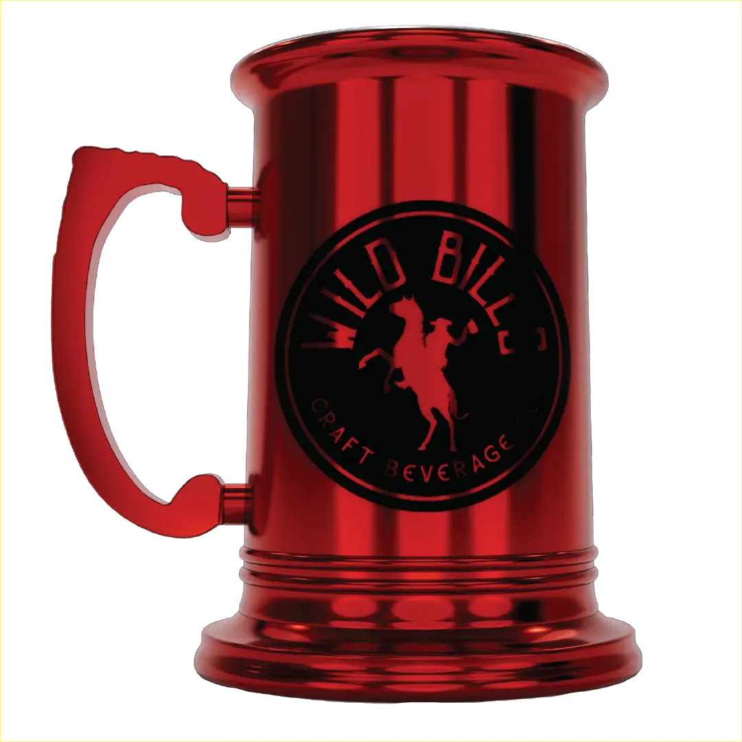 Metallic Red Tankard