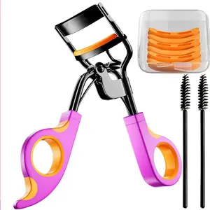 Eyelash Curler Set, Extra Replacement Pads, Eyelash Mascara Brush, High Quality Eyelash Curler, Excellent Curling Effect, Easy to Hold and Use, Gifts for Women and Girls, Valentine's Day Gifts, Mother's Day Gifts, Christmas, New Year Gifts for Girlfriend,