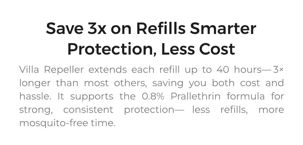 VILLA REPELLER - FLEXTAIL X VOLLYC Smart Heat Mosquito Repellent With Stronger Protection