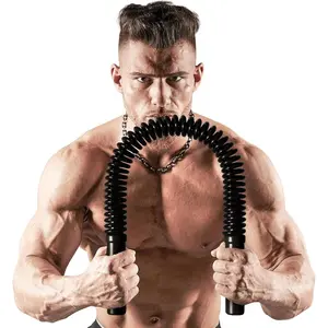 's Power Twister Flex Bar, The Ultimate Upper  Exercise Equipment for Strengthening Your Chest Workout, ,Biceps, Arms, Forearm Strengthener, Resorte para Hacer Ejercicio