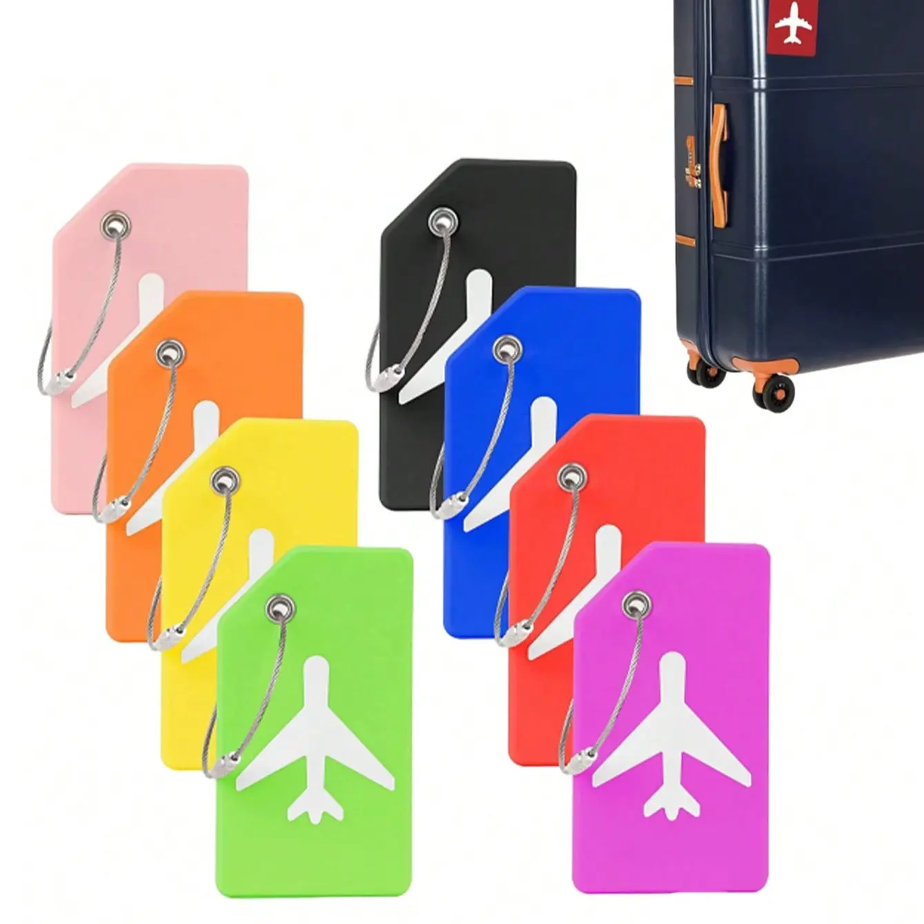 Travel Luggage Tag, Handbag Backpack Suitcase Instrument Label, Casual Style, 1 Piece, No Ca Prop 65 Warning