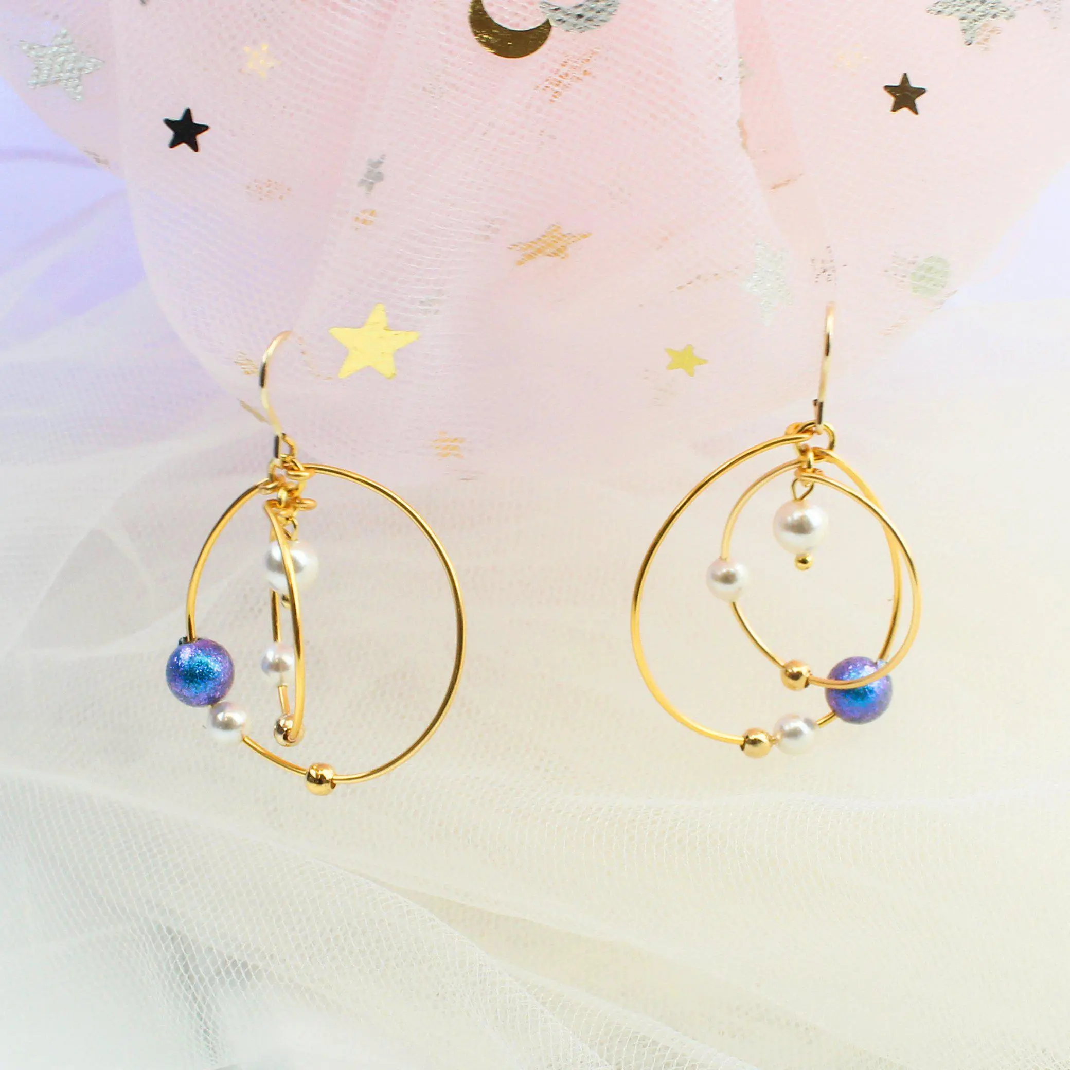 Spiral Galaxy Earrings