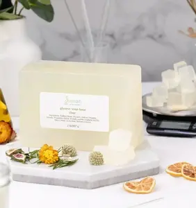 [HIGH QUALITY] CLEAR DETERGENT FREE GLYCERIN MELT POUR SOAP BASE NATURAL