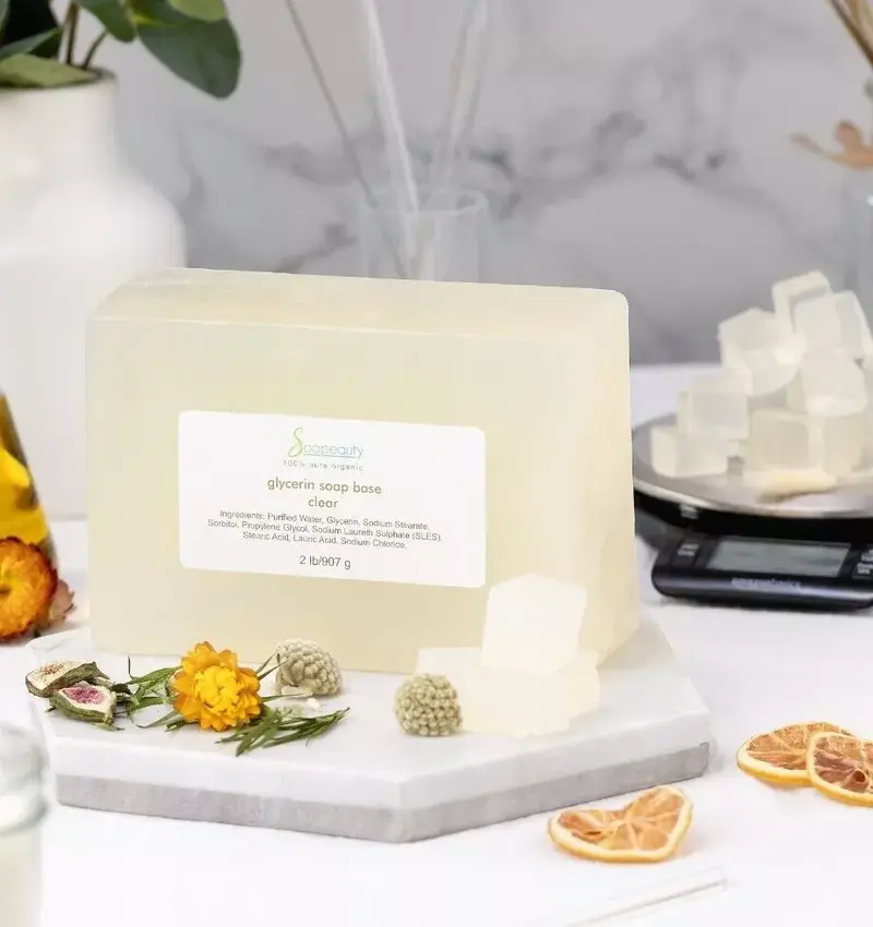 [HIGH QUALITY] CLEAR DETERGENT FREE GLYCERIN MELT POUR SOAP BASE NATURAL