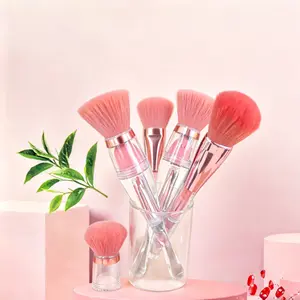 ZOREYA 3-in-1 Portable Makeup Brush Set with Ultra Soft Bristles for Foundation Contour & Blush All-in-One Design Travel Friendly Cruelty  Shipping   Free, Space Saving Storage, Multi-Use Tips brand kit sample products