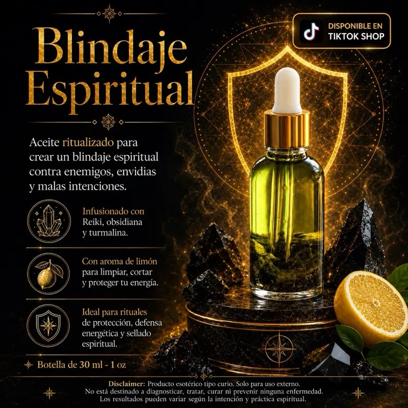 Blindaje Espiritual spell oil