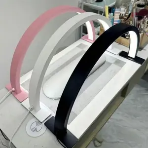 Half Moon Nail Lamp USB Plug LED Light, Led Table Lamp, Perfect for Eyelash Tattoo Crafts and Reading Spa, Enhances Beauty Experience Desk Lamp