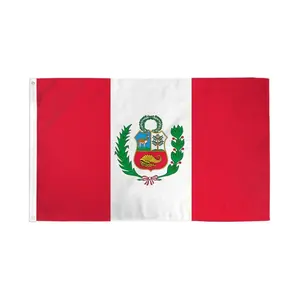 Peru Flag 3x5ft Poly